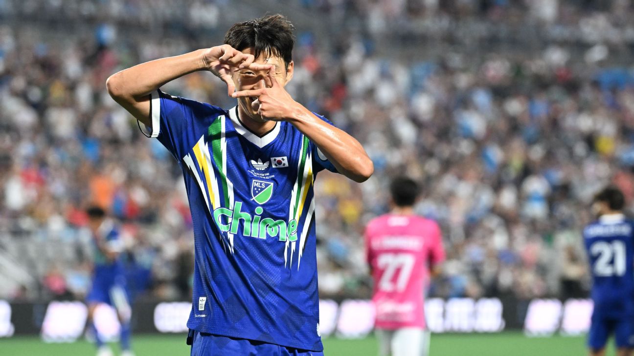 孙兴慜梅开二度，MLS全明星4比3力克墨西哥联赛明星队
